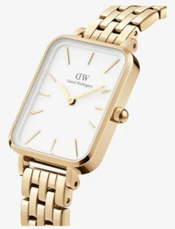 Kvinnor Daniel Wellington Klockor|Quadro 20x26 5-Link G White - Analog klocka