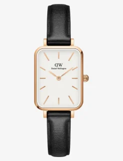 Kvinnor Daniel Wellington Klockor|Quadro 20X26 Pressed Sheffield RG White - Analog klocka