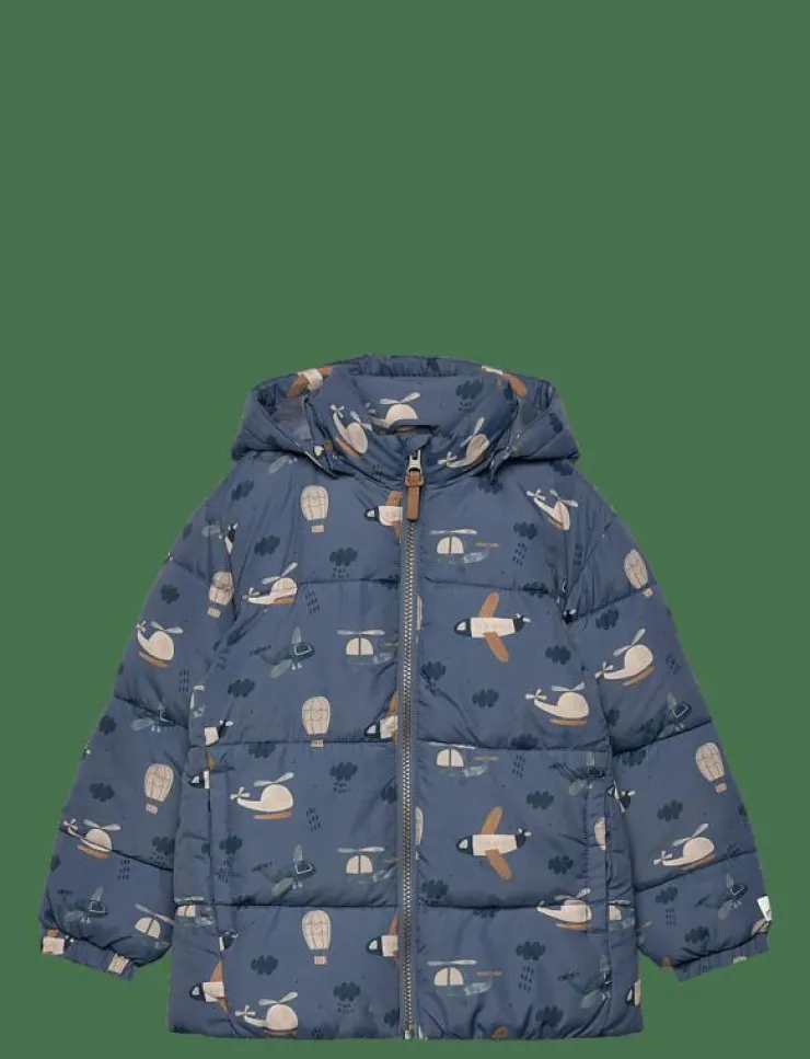 Minymo Quilted Jacket AOP - Quiltad jacka|Barn Jackor