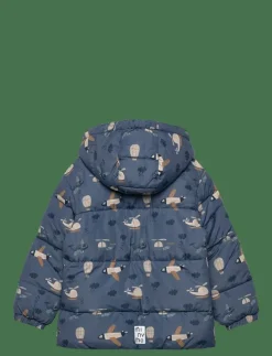 Minymo Quilted Jacket AOP - Quiltad jacka|Barn Jackor