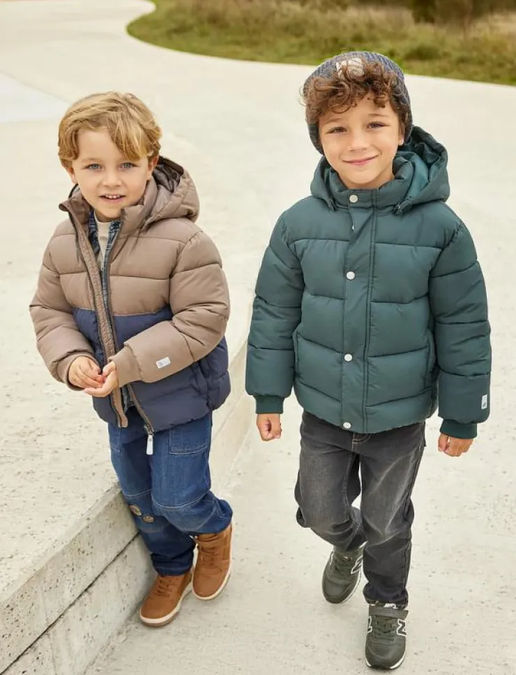 Barn Minymo Jackor|Quilted Jacket Colorblock - Quiltad jacka
