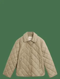 GANT QUILTED JACKET WITH COLLAR - Quiltade jackor|Kvinnor Jackor & Kappor