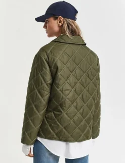 GANT QUILTED JACKET WITH COLLAR - Quiltade jackor|Kvinnor Plus Size & Curvy
