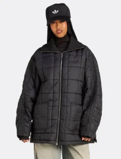 Kvinnor adidas Originals Jackor|QUILTED JKT - Dunjackor