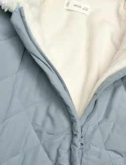 Mango Quilted sweatshirt with shearling lining - Overaller|Barn Overaller