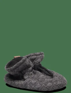 Barn Melton Babytossor|Quilted textile slippers - Baby tossor
