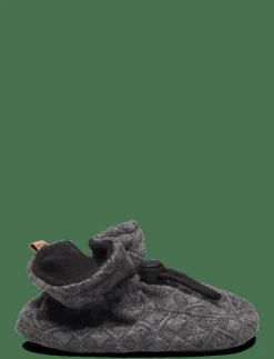 Barn Melton Babytossor|Quilted textile slippers - Baby tossor