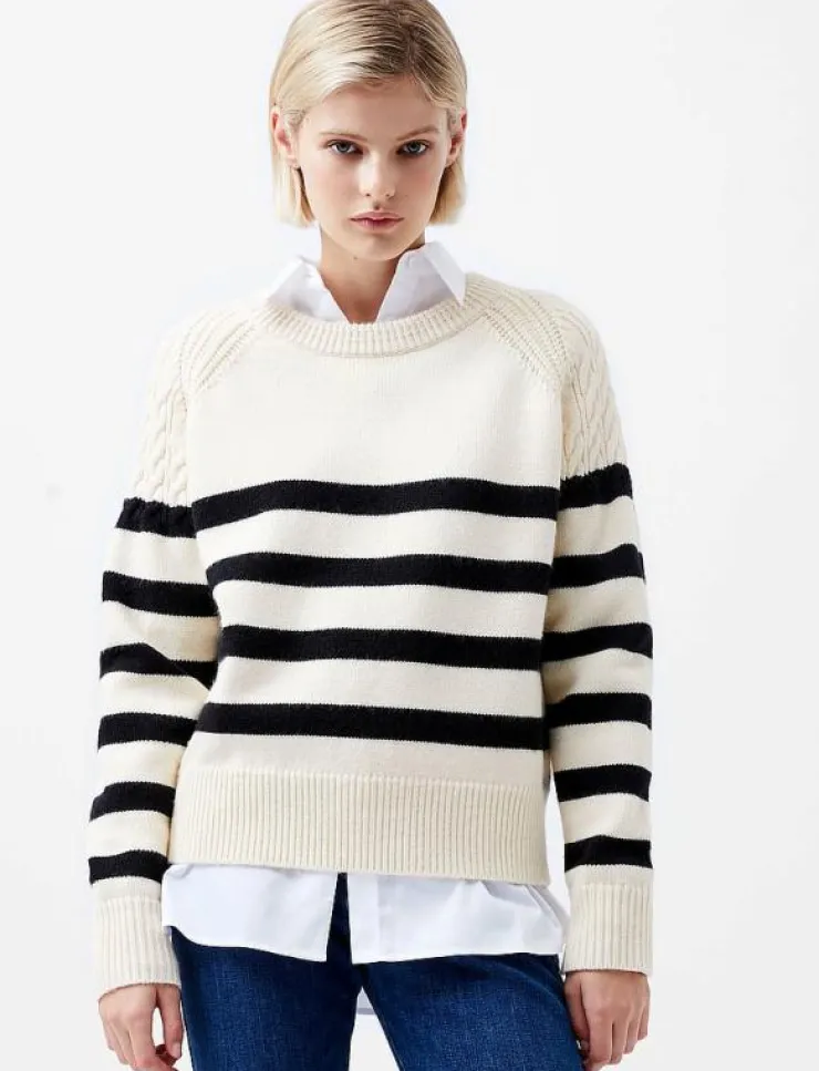 French Connection QUINLEY STRIPE JUMPER - Stickat|Kvinnor Stickat