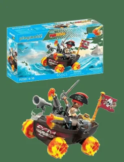 PLAYMOBIL Racing Pirate Boat - City Life|Barn Playmobil Leksaker