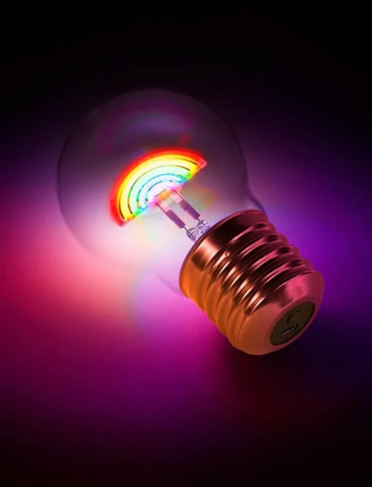 Suck UK Rainbow Lampa - Glödlampor| Glödlampor