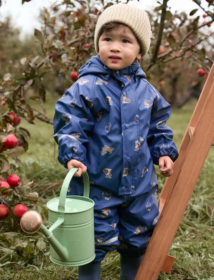 CeLaVi Rainwear Suit - AOP, w. fleece - Regnoveraller|Barn Overaller