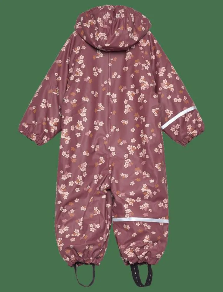 CeLaVi Rainwear Suit - AOP, w. fleece - Regnoveraller|Barn Overaller