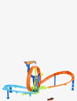 Hot Wheels Rapid Launch & Loop Playset with 1:64 Scale Die-Cast Toy Car, Crash & Track Set - Bilbanor|Barn Leksaksfordon & Bilar