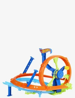 Hot Wheels Rapid Launch & Loop Playset with 1:64 Scale Die-Cast Toy Car, Crash & Track Set - Bilbanor|Barn Leksaksfordon & Bilar