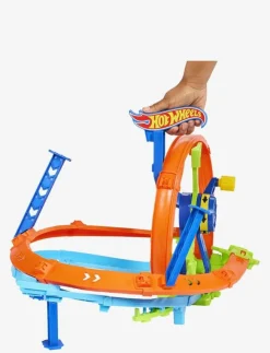 Hot Wheels Rapid Launch & Loop Playset with 1:64 Scale Die-Cast Toy Car, Crash & Track Set - Bilbanor|Barn Leksaksfordon & Bilar