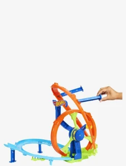 Hot Wheels Rapid Launch & Loop Playset with 1:64 Scale Die-Cast Toy Car, Crash & Track Set - Bilbanor|Barn Leksaksfordon & Bilar