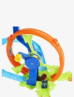 Hot Wheels Rapid Launch & Loop Playset with 1:64 Scale Die-Cast Toy Car, Crash & Track Set - Bilbanor|Barn Leksaksfordon & Bilar