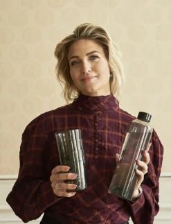Kvinnor Aida Vattenflaskor & Glasflaskor|Vattenflaskor|RAW Glass & Storage - karaffel låg i rustfrit stål 1 stk 1,0 L - Vattenflaskor