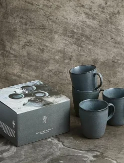 Aida Muggar & Koppar|RAW Northern - krus m hank 4 stk 35cl gaveæske - Kaffekoppar