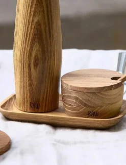 Aida RAW Teak Wood tray - Brickor| Serveringstillbehör