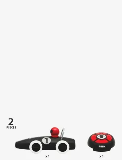 BRIO R/C Race Car, Black - Radiostyrd leksak|Barn Radiostyrda Leksaker