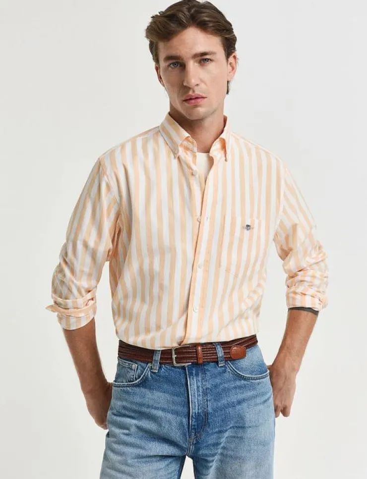 GANT REG CLASSIC POPLIN STRIPE SHIRT - Randiga skjortor| Skjortor