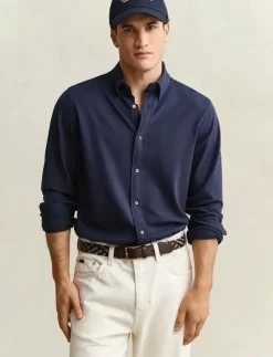 GANT Skjortor|REG JERSEY PIQUE STRETCH SHIRT - Casual skjortor