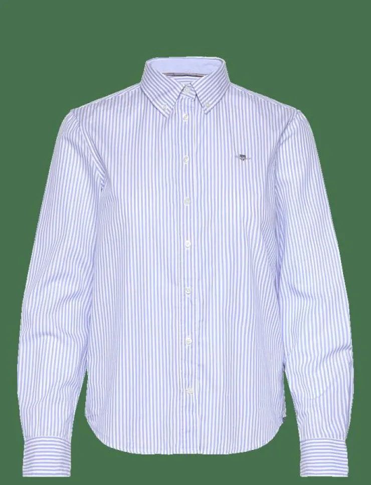 GANT REG POPLIN BANKER STRIPED SHIRT - Långärmade|Kvinnor Plus Size & Curvy