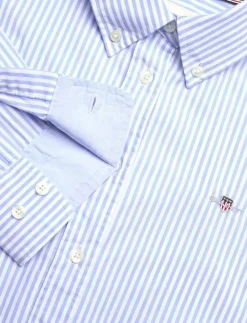 GANT REG POPLIN BANKER STRIPED SHIRT - Långärmade|Kvinnor Plus Size & Curvy