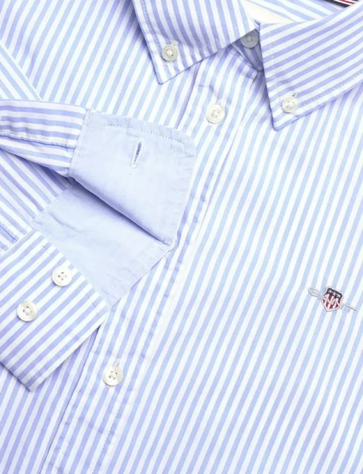 GANT REG POPLIN BANKER STRIPED SHIRT - Långärmade|Kvinnor Plus Size & Curvy
