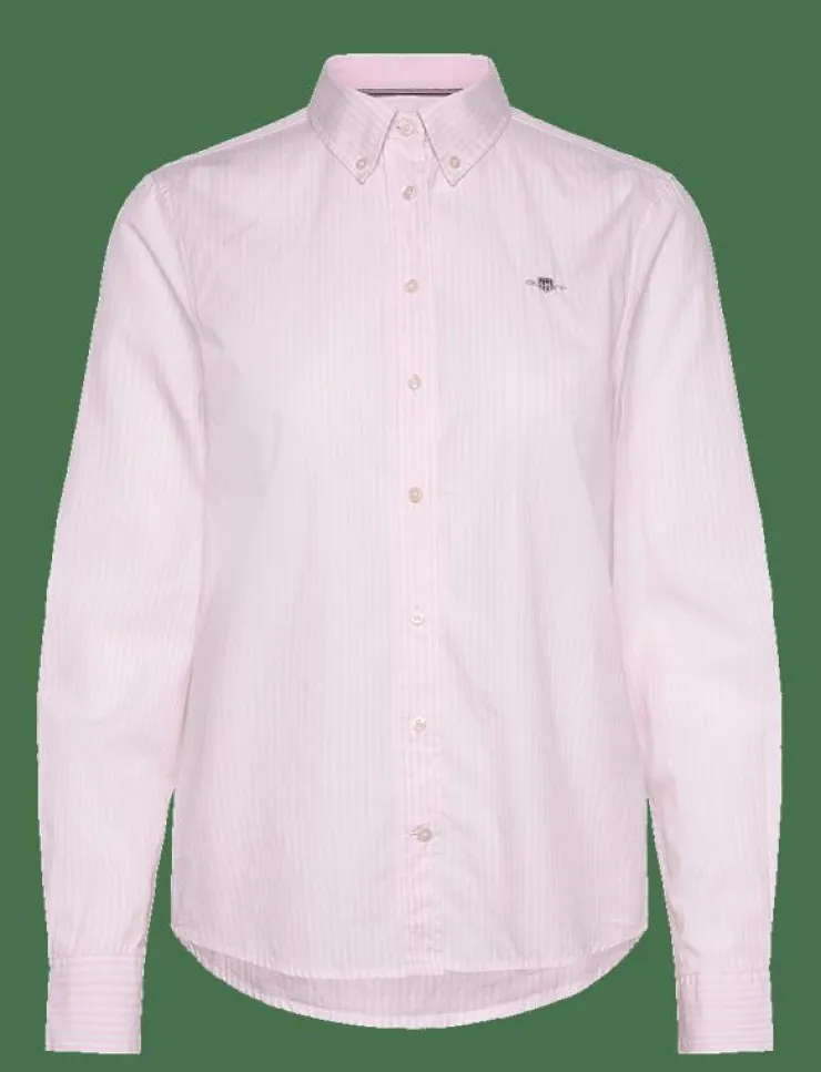GANT REG POPLIN BANKER STRIPED SHIRT - Långärmade|Kvinnor Blusar & Skjortor