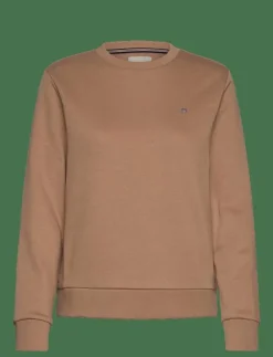 Kvinnor GANT Sweatshirts|REG SHIELD LOGO C-NECK - Sweatshirts