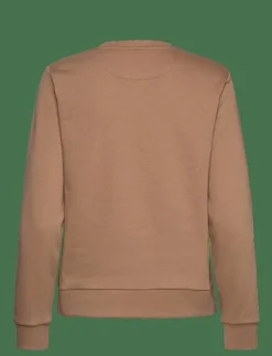 Kvinnor GANT Sweatshirts|REG SHIELD LOGO C-NECK - Sweatshirts