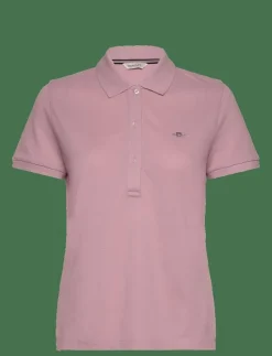 Kvinnor GANT T-Shirts & Toppar|REG SHIELD LOGO SS PIQUE - Pikéer