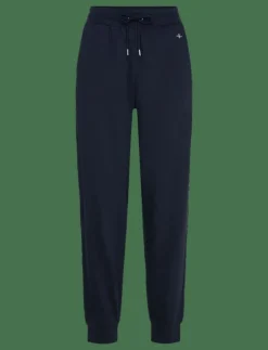 Kvinnor GANT Kläder|REG SHIELD LOGO SWEATPANTS - Sweatpants