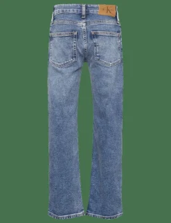 Calvin Klein REG STRAIGHT WASH BLUE CF - Regular jeans|Barn Nederdelar