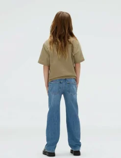 Calvin Klein REG STRAIGHT WASH BLUE CF - Regular jeans|Barn Nederdelar