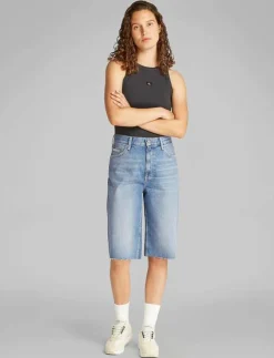 Calvin Klein Jeans RELAXED BERMUDA SHORT - Jeansshorts|Kvinnor Shorts