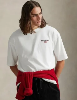 Polo Ralph Lauren T-Shirts|Relaxed Fit Polo Sport Jersey T-Shirt - Kortärmad t-shirt