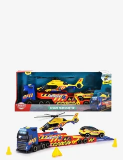 Dickie Toys Rescue Transporter - Lastbilar|Barn Leksaker|Leksaker