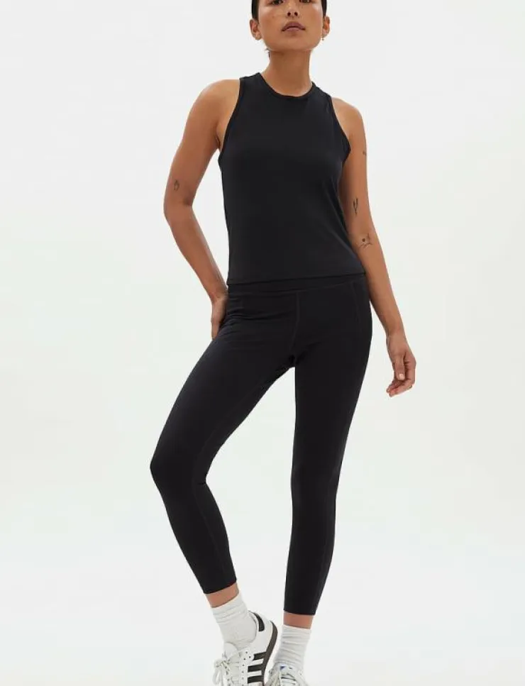 Girlfriend Collective Reset Train Relaxed Tank - Linnen|Kvinnor Toppar & T-Shirts