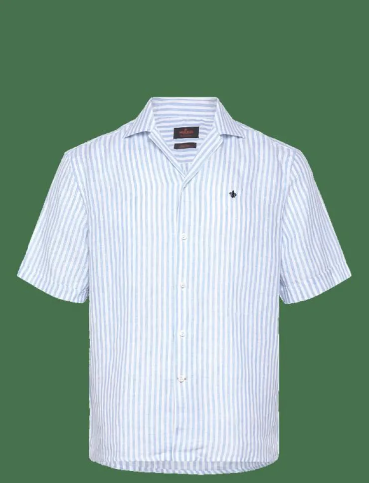 Morris Resort Linen SS Shirt-Relaxed Fit - Linneskjortor| Skjortor