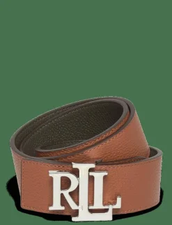 Lauren Ralph Lauren Reversible Pebbled Leather Wide Belt - Skärp|Kvinnor Bälten