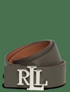 Lauren Ralph Lauren Reversible Pebbled Leather Wide Belt - Skärp|Kvinnor Bälten