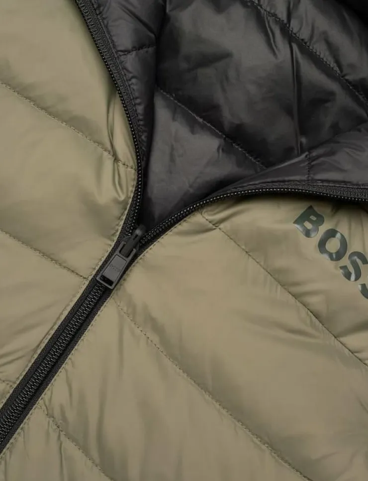 BOSS REVERSIBLE PUFFER JACKET - Väst|Barn Västar