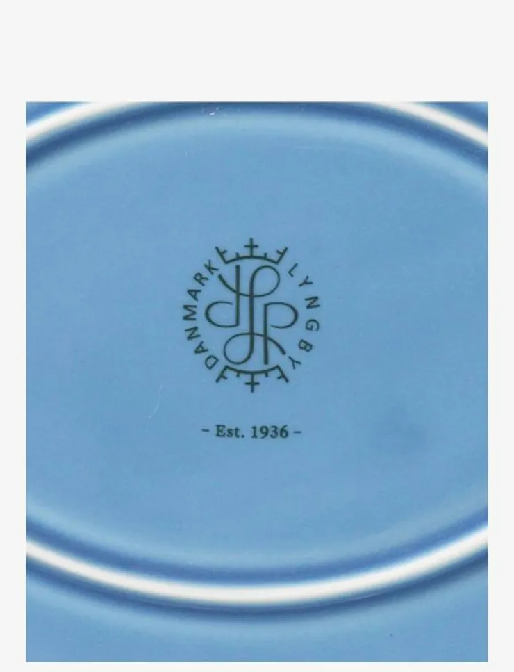 Lyngby Porcelæn Serveringsfat|Rhombe Color Oval serveringsfat 28.5x21.5 blå - Serveringsfat & Uppläggningsfat