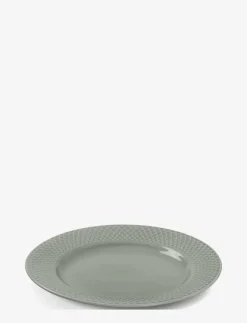 Lyngby Porcelæn Tallrikar|Rhombe Earth Lunchtallrik Ø21 cm - Mattallrikar