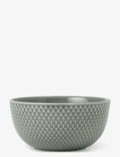 Lyngby Porcelæn Rhombe Earth Skål Ø13 cm - Frukostskålar| Skålar