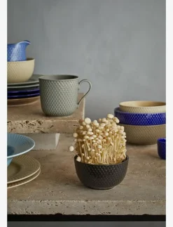 Lyngby Porcelæn Skålar|Rhombe Earth Skål Ø11 cm - Frukostskålar