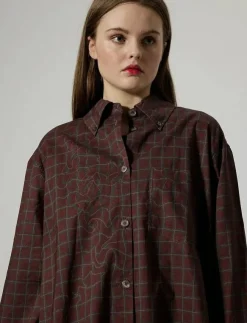 Kvinnor Brixtol Textiles Overshirts|Rhona Off White - Långärmade